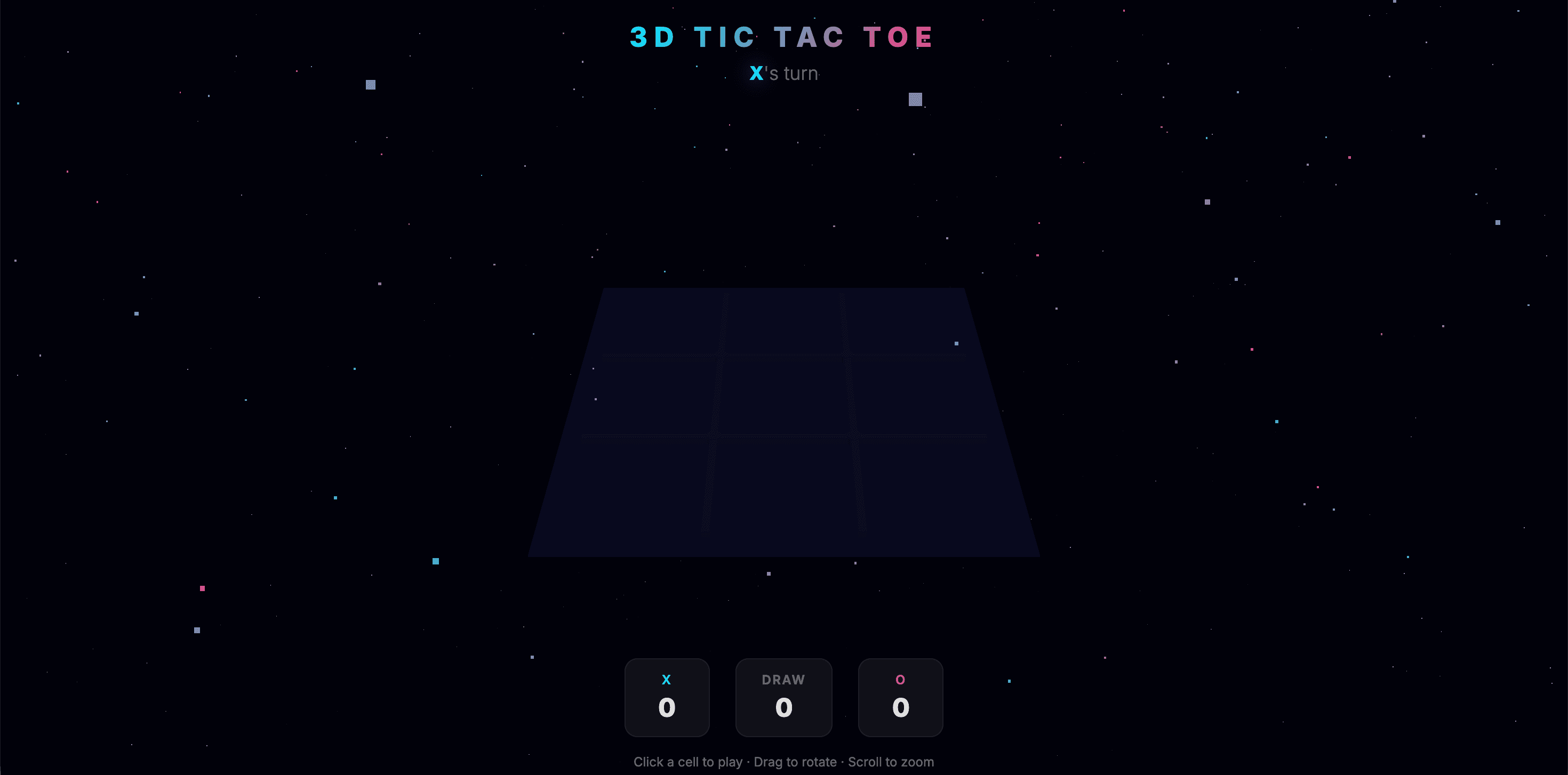 Tic-Tac-Toe 3D screenshot